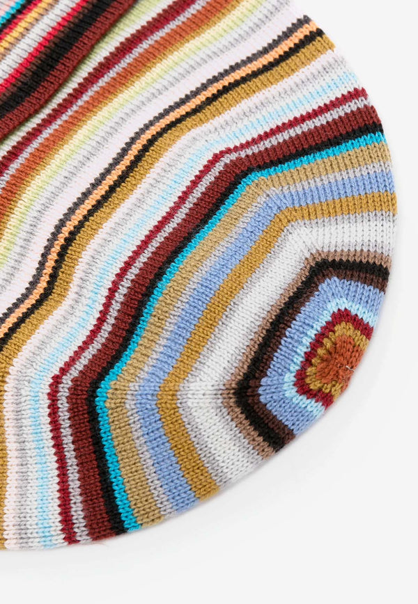 Paul Smith Intarsia Knit Striped Beanie Multicolor M1A383PTL541_92