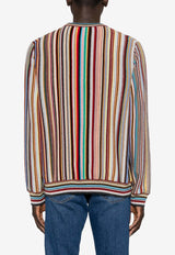 Paul Smith Signature Stripe Cashmere Sweater  Multicolor M1R904YN02502_92