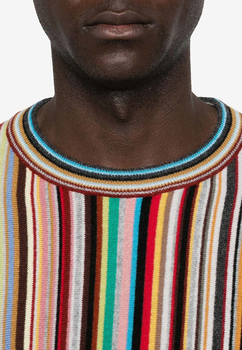 Paul Smith Signature Stripe Cashmere Sweater  Multicolor M1R904YN02502_92