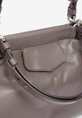 Maison Margiela Small Glam Slam Nappa Leather Shoulder Bag Gray SB2WD0077P4300_T2152