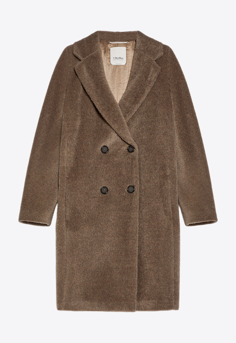 S Max Mara Roseto Alpaca and Wool Coat Brown 2429016193600ROSETO_031