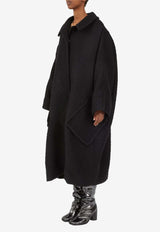 Maison Margiela Bouclé Oversized Coat  Black S51AA0353S53497_900