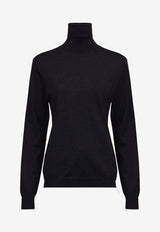 Maison Margiela Roll Neck Merino-Wool Sweater Black S51HL0015M13057_900