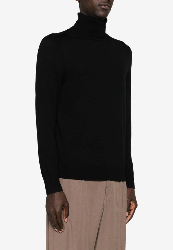 Paul Smith Roll-Neck Merino Sweater Black M1R565XM02093_79