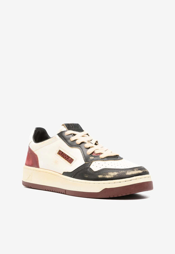 Autry Action Leather Sneakers Beige AVLMLB_01