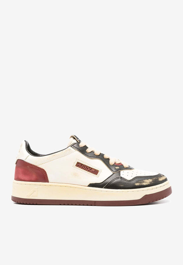 Autry Action Leather Sneakers Beige AVLMLB_01