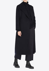 S Max Mara Poldo Belted Wool Coat Midnight Blue 2429016043600POLDO_081