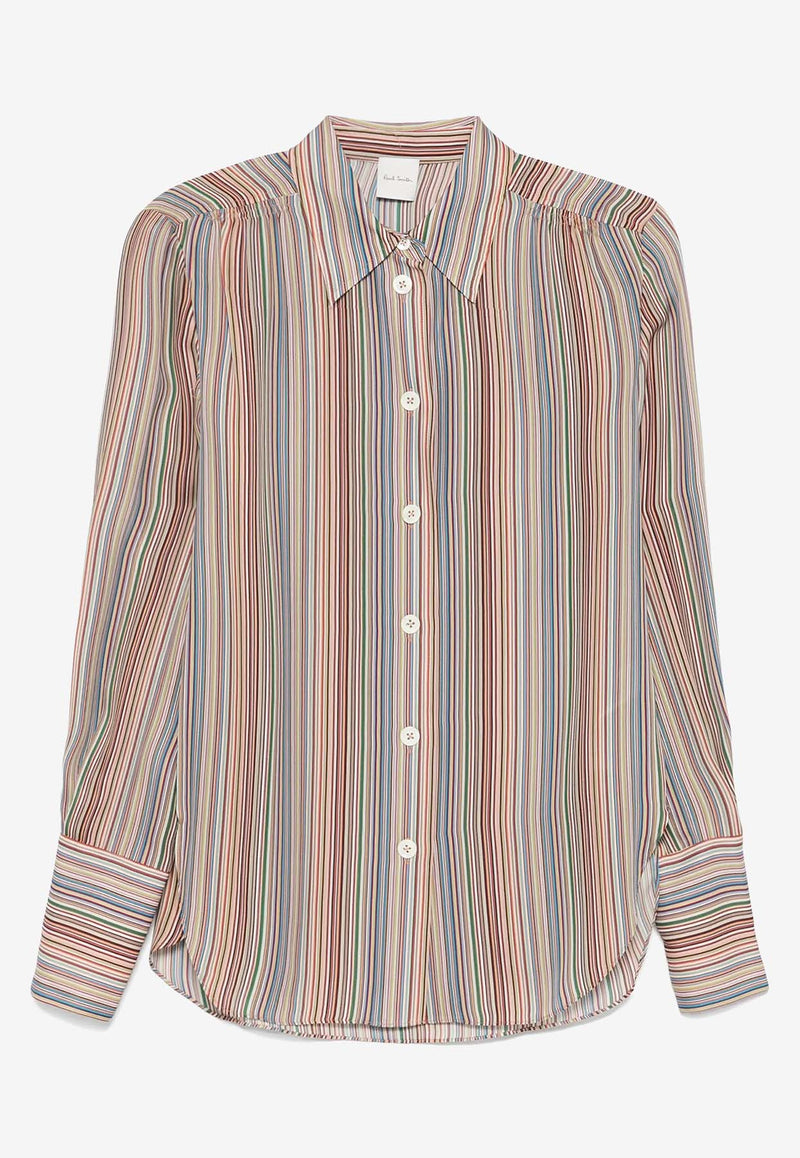 Paul Smith Striped Long-Sleeved Shirt  Multicolor W1R358BN11047_92