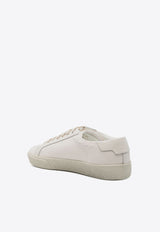 Saint Laurent Court Classic Canvas Sneakers Optical White 610648GUP10_9113