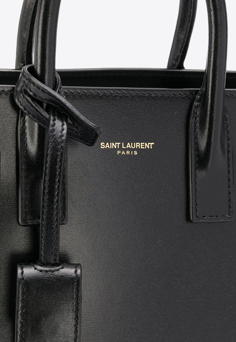 Saint Laurent Sac De Jour Leather Tote Bag Black 39203502G9W_1000