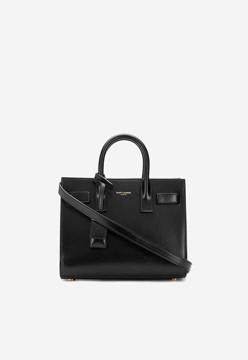 Saint Laurent Sac De Jour Leather Tote Bag Black 39203502G9W_1000