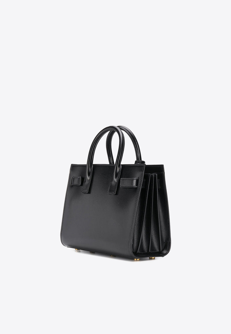 Saint Laurent Sac De Jour Leather Tote Bag Black 39203502G9W_1000