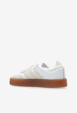 Adidas Originals Sambae Leather Low-Top Sneakers White IE9107 0-FTWWHT WONWHI OWHITE