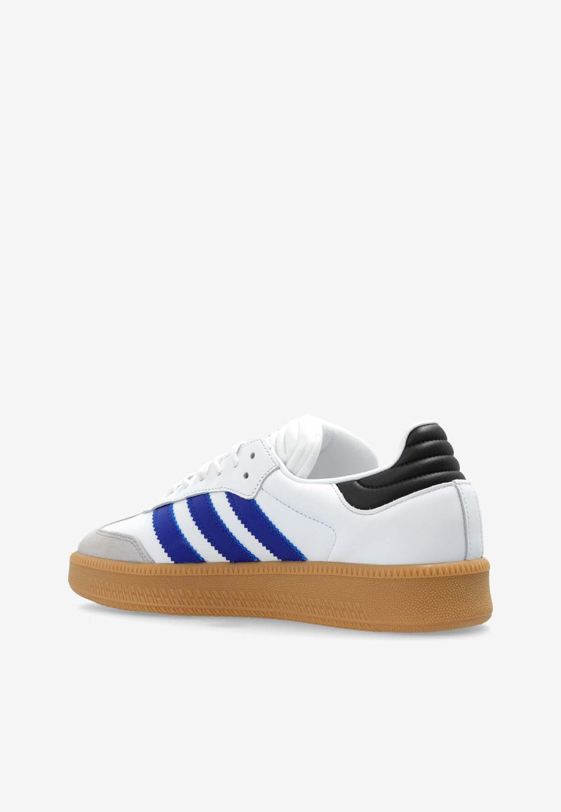 Adidas Originals Samba XLG Leather Low-Top Sneakers White IE9182 M-FTWWHT ROYBLU PANTON