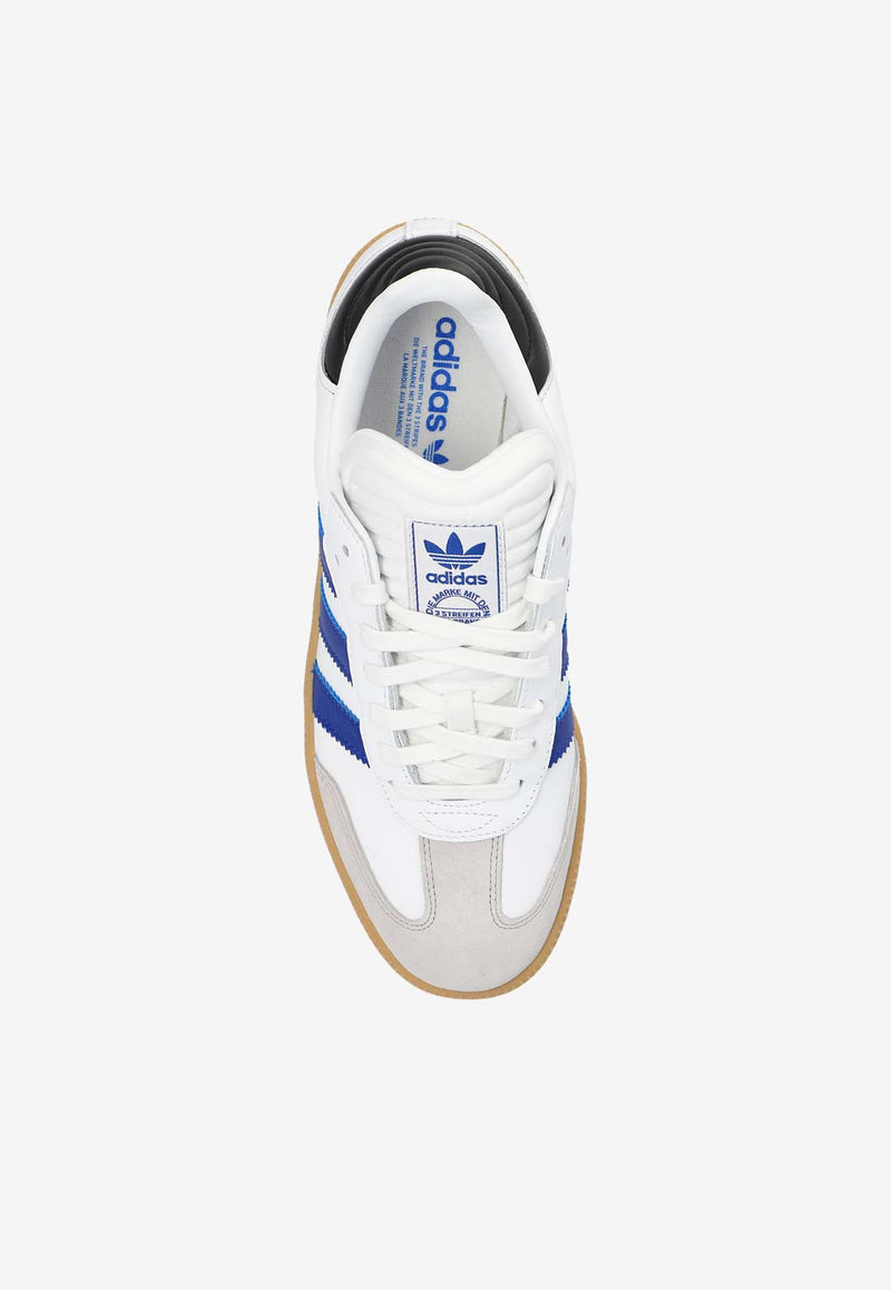 Adidas Originals Samba XLG Leather Low-Top Sneakers White IE9182 M-FTWWHT ROYBLU PANTON