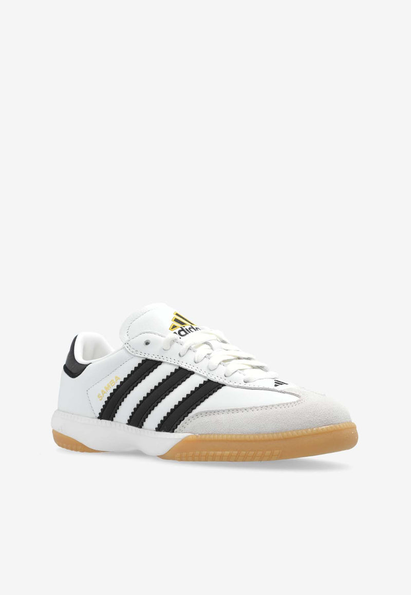 Adidas Originals Samba MN Leather Low-Top Sneakers White IF1953 F-FTWWHT CBLACK GUM3