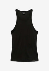 PINKO Cassetta Fine Knit Tank Top Black 104157A24U_Z99