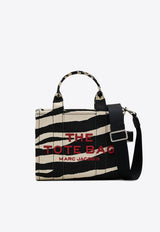 Marc Jacobs The Small Zebra Canvas Tote Bag Monochrome 2F4HTT022H05_005