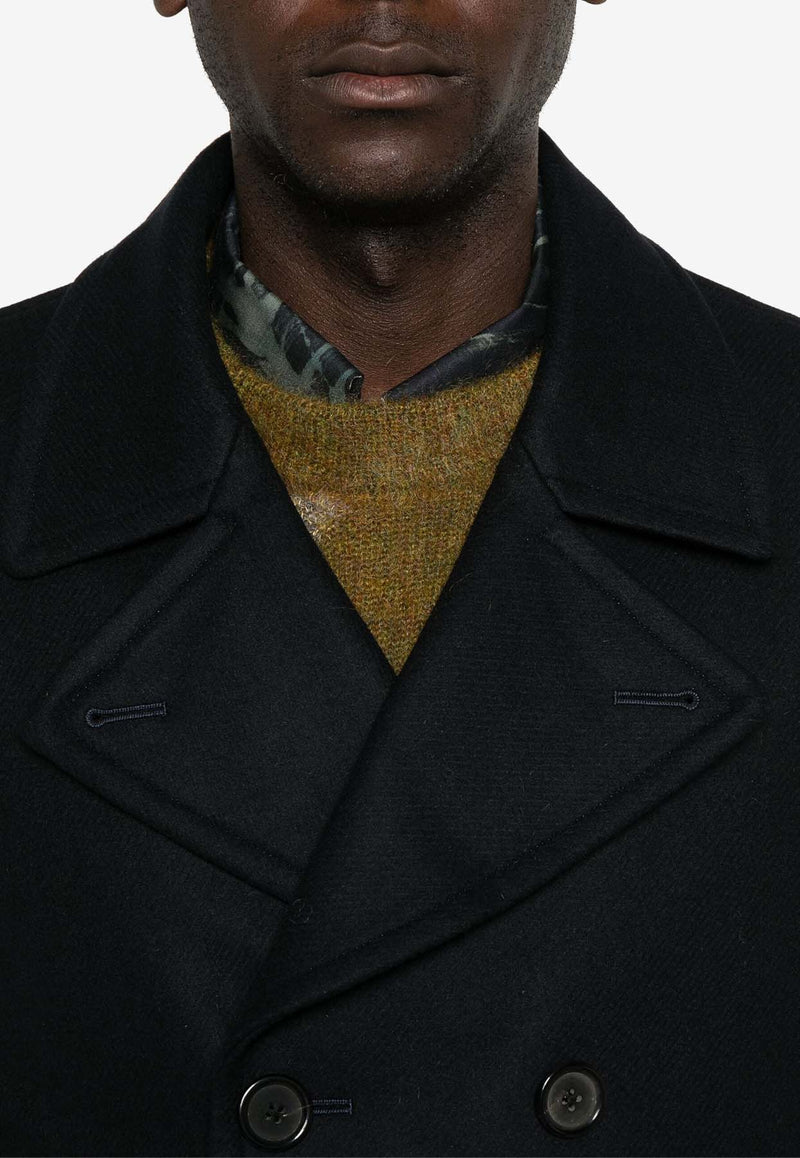 Paul Smith Double-Breasted Peacoat  Navy M2R597TN21059_49