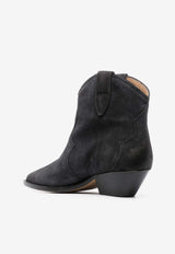 Isabel Marant Dewina 45 Suede Boots Black BO0002FAA1A03S_02FK