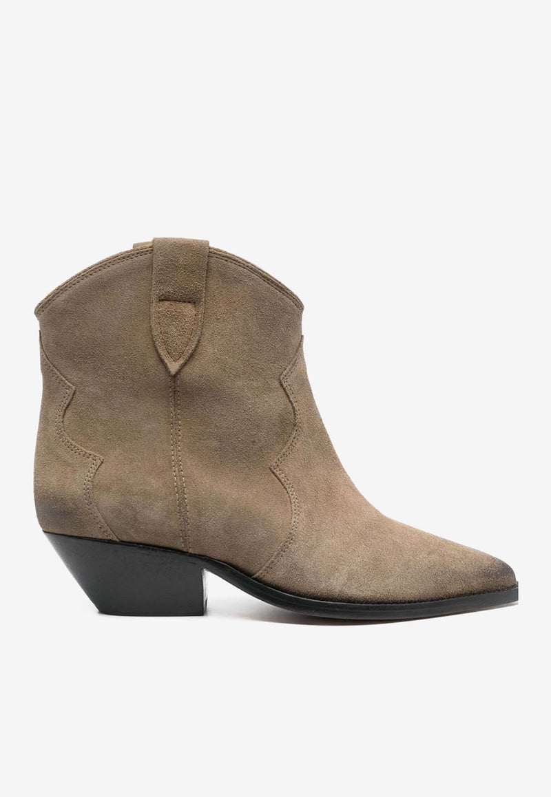 Isabel Marant Dewina 45 Suede Boots Taupe BO0002FAA1A03S_50TA