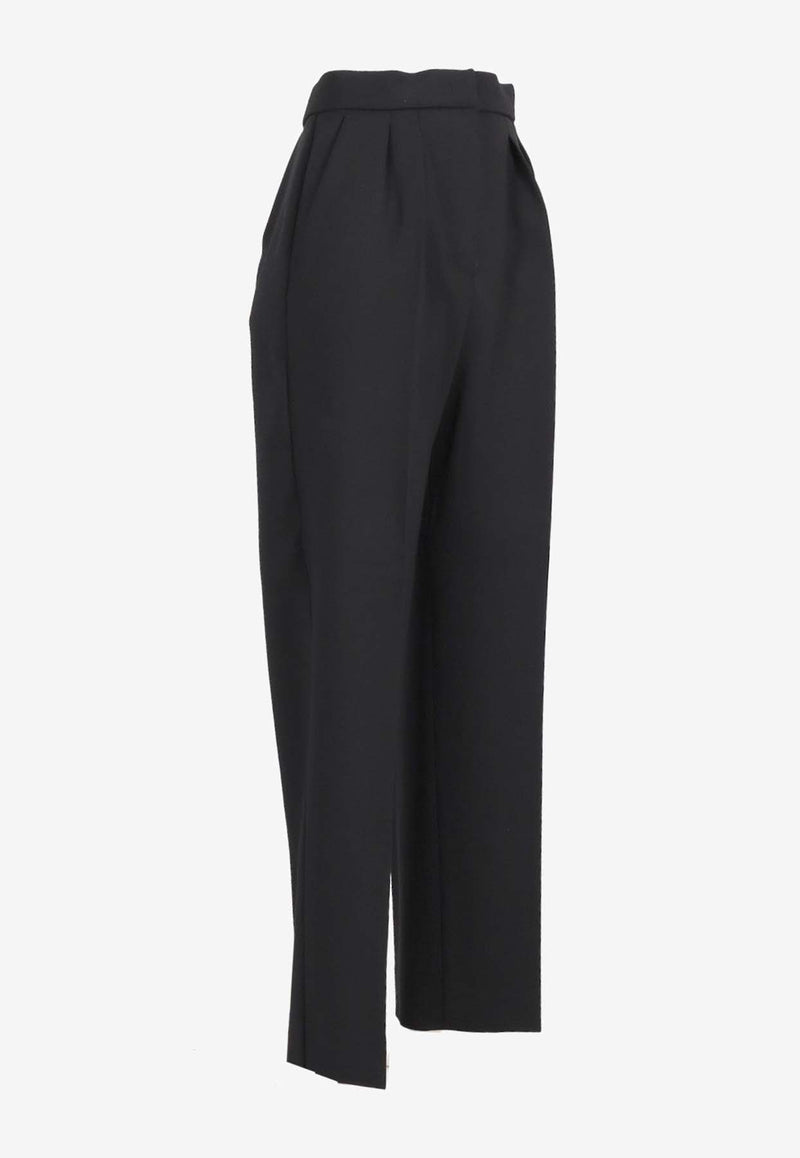 Max Mara Verbano Slim-Fit Tailored Pants Black 2421136062600VERBANO_003