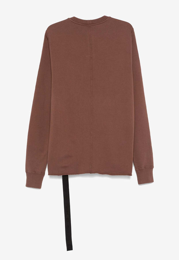 Rick Owens DRKSHDW Basic Crewneck Sweatshirt Brown DU02D2279FP_83