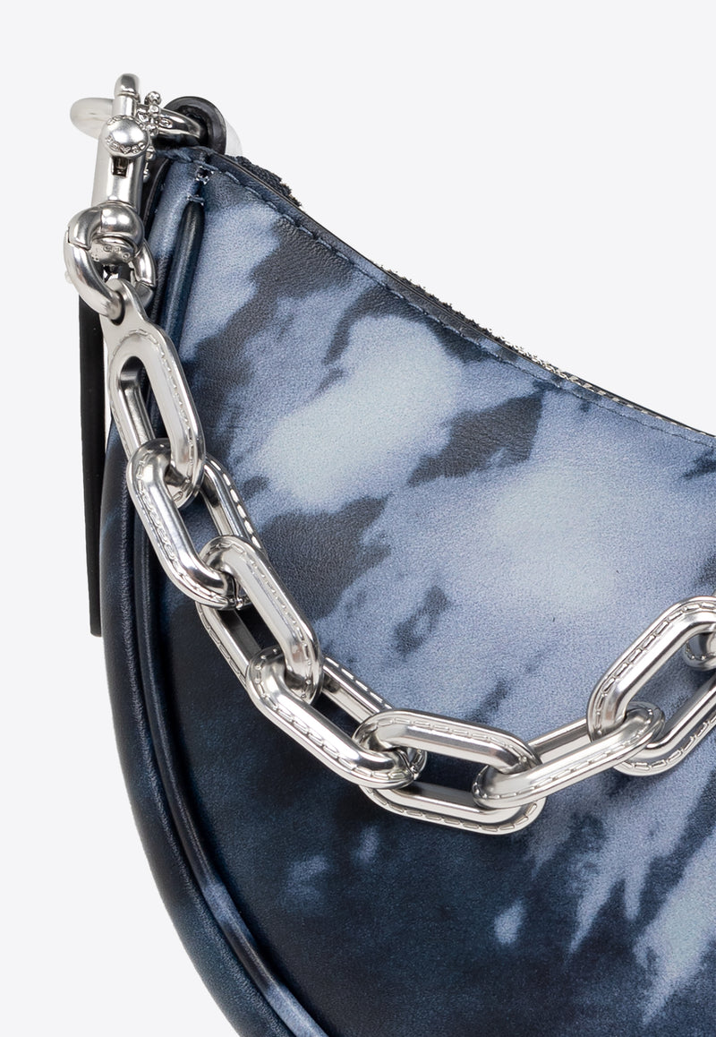 Coach Mira Tie-Dye Leather Shoulder Bag Blue CU045 0-LHNGB