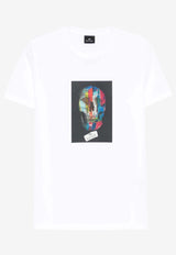 Paul Smith Skull Print Crewneck T-shirt White M2R010RNP4803_01