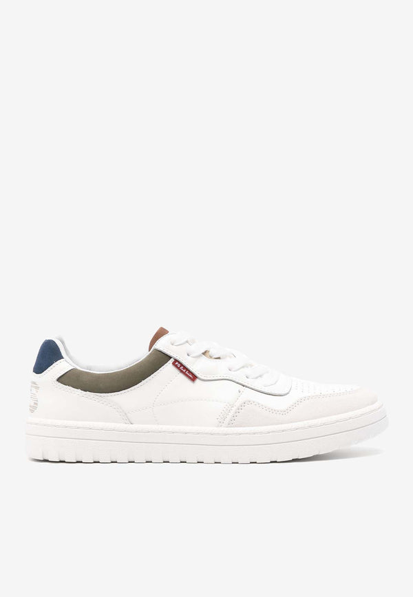 Paul Smith Leather Low-Top Sneakers White M2SELS10NLEA_01