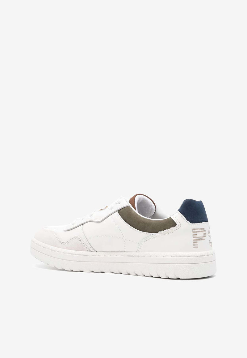 Paul Smith Leather Low-Top Sneakers White M2SELS10NLEA_01