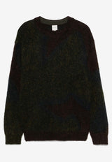 Paul Smith Mohair-Blend Crewneck Sweater Brown M1R923YN02512_73