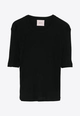 HALFBOY Baby Ribbed T-shirt Black HFW241WTTS029111_999