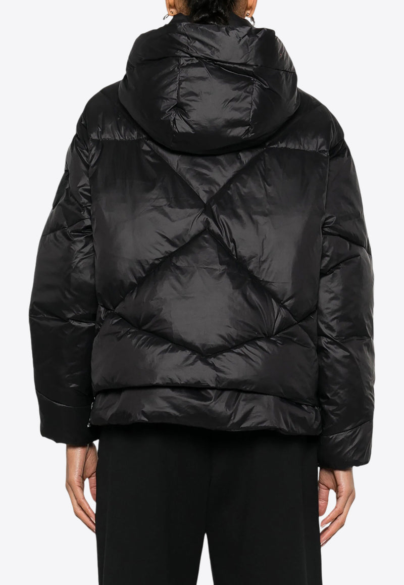 PINKO Igloo Quilted Puffer Jacket Black 103822A1ZS_Z99