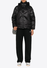 PINKO Igloo Quilted Puffer Jacket Black 103822A1ZS_Z99