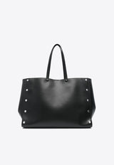 Stella McCartney Large Faux Leather Studded Tote Bag  Black 7B0117WP0475_1000