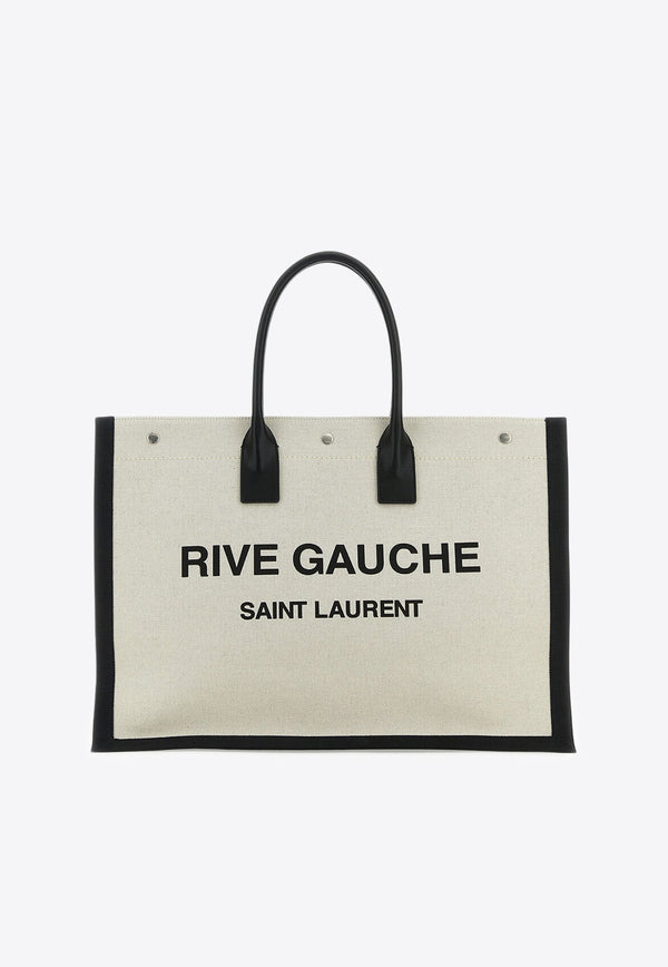 Saint Laurent Large Rive Gauche Tote Bag Beige 509415FAAVU_9083