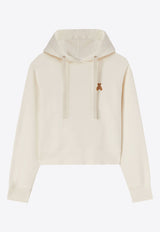 Palm Angels Bear in Mind Hooded Sweatshirt Off-white PWBB075F24FLE001_0360