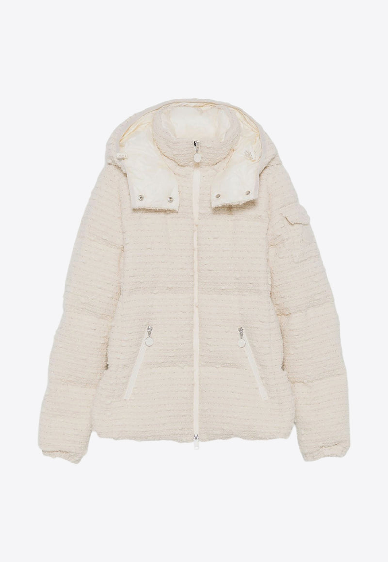 Moncler Fourmines Zip-Up Down Jacket Beige J20931A001605980U_M11