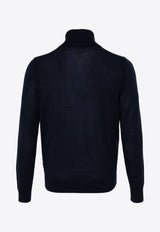 Paul Smith Turtleneck Wool Sweater Navy M1R565XM02093_49