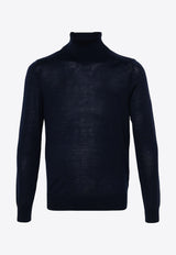 Paul Smith Turtleneck Wool Sweater Navy M1R565XM02093_49