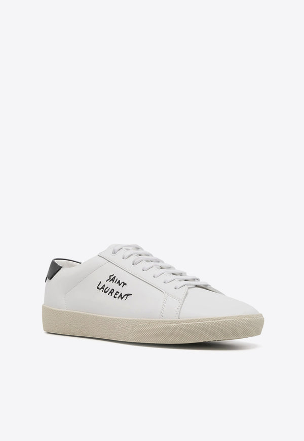 Saint Laurent Court Classic SL/06 Low-Top Sneakers White 610685AABEE_9061