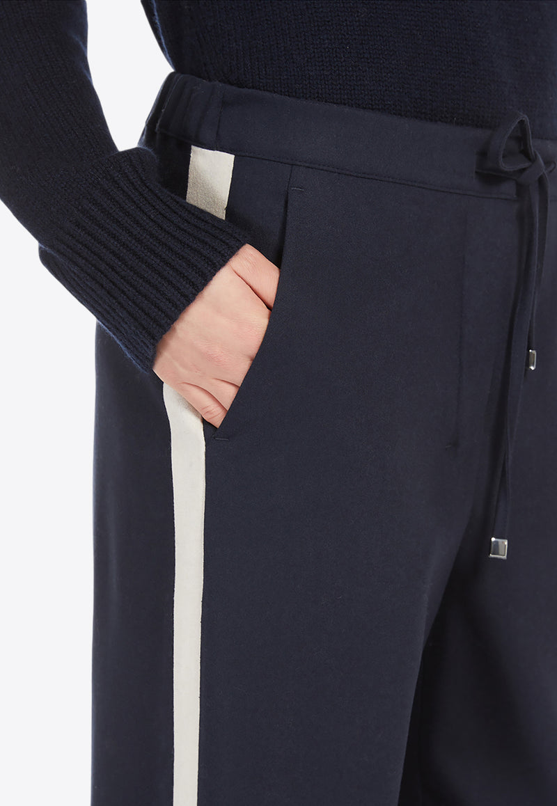 S Max Mara Filippa Track Pants Navy 2429136033600FILIPPA_027