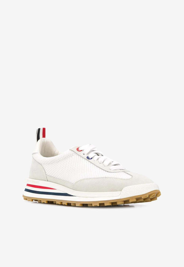 Thom Browne Tech Runner Low-Top Sneakers White FFD054A06552_100