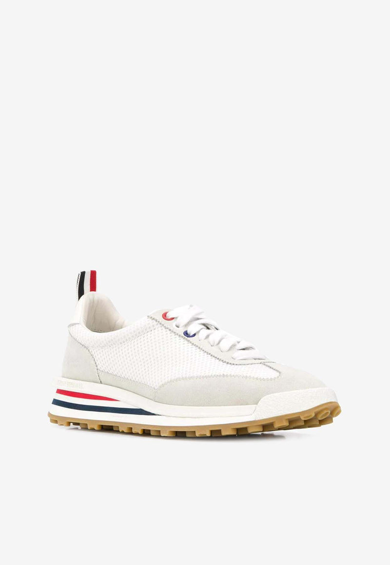 Thom Browne Tech Runner Low-Top Sneakers White FFD054A06552_100