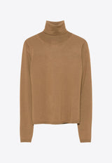 Max Mara Veloce Cashmere High-Neck Sweater Camel 2421366172650VELOCE_009