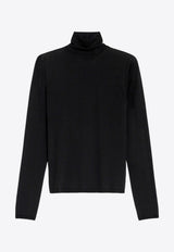 Max Mara Adda Cashmere Yarn High-Neck Sweater Black 2421366153650ADDA_002