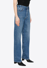 Meryll Rogge Washed Straight-Leg Jeans Blue 680US24_WASHED BLUE