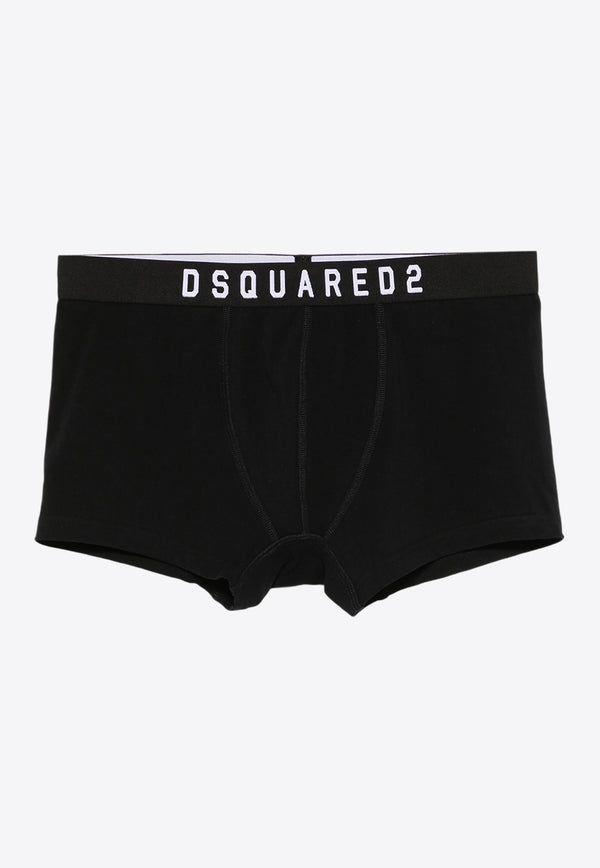 Dsquared2 Contrasting Logo Boxers Black D9LC65620_00113