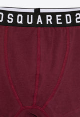 Dsquared2 Logo Waistband Boxers Bordeaux D9LC65620_60413